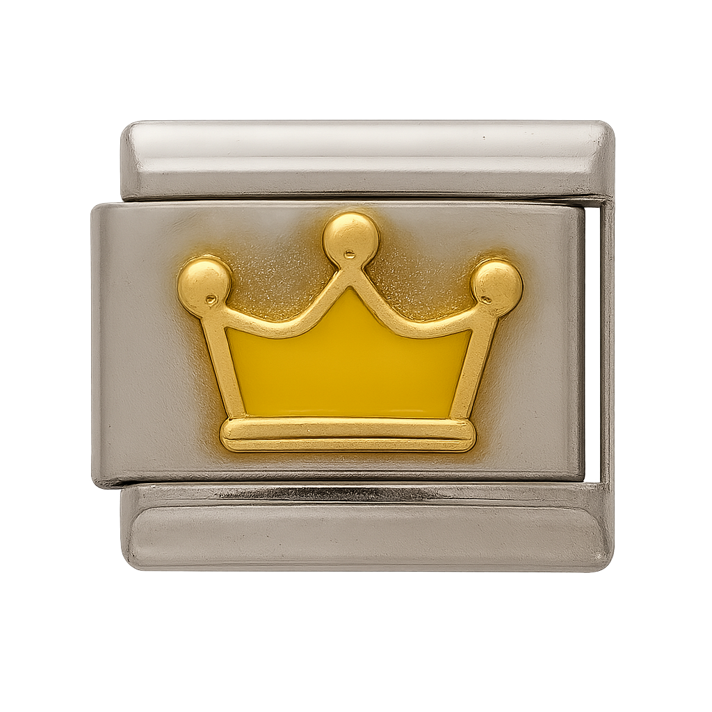 Charm corona dorada
